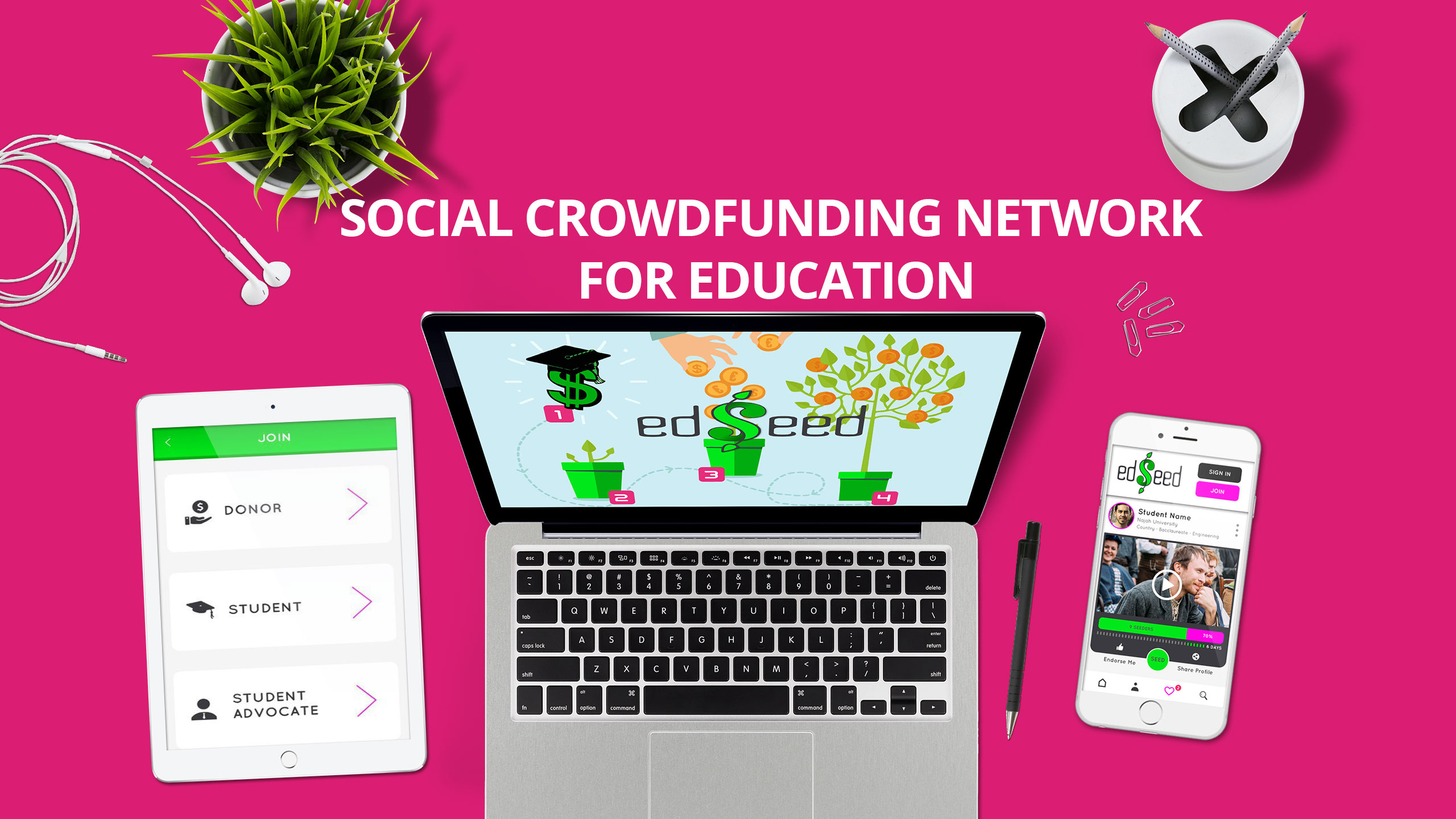 ساهم في إنشاء edSeed… أول شبكة تواصل اجتماعي مخصصة لتمويل الدراسة الجامعية ساهم في إنشاء edSeed… أول شبكة تواصل اجتماعي مخصصة لتمويل الدراسة الجامعية